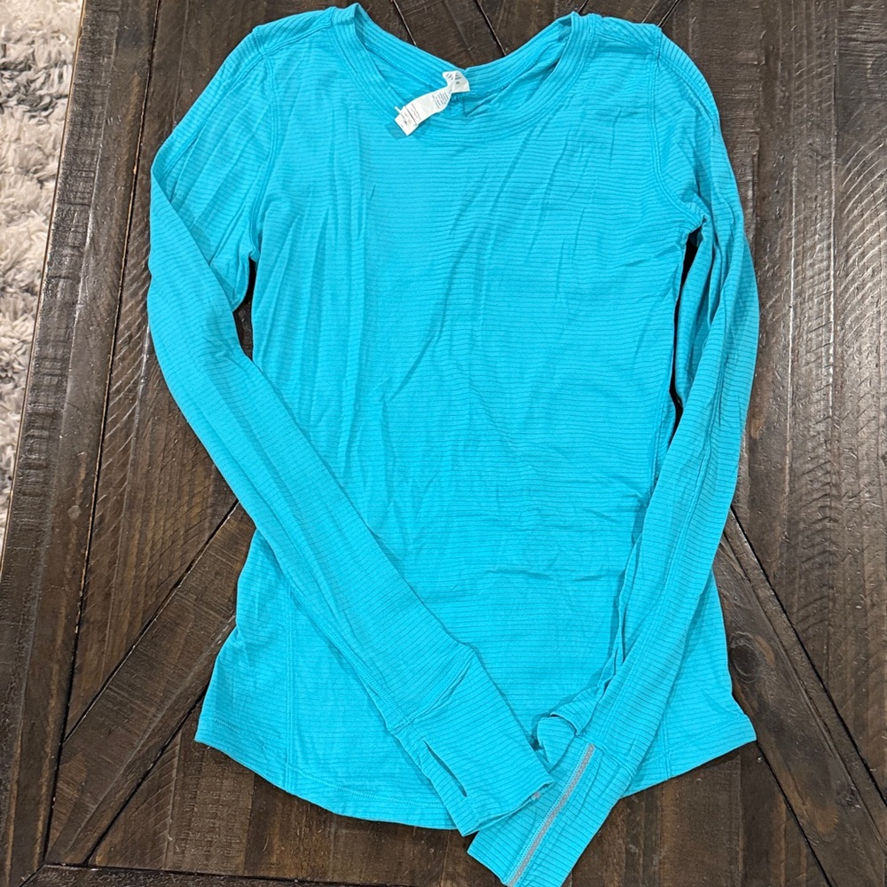 lululemon Teal Long Sleeve Top